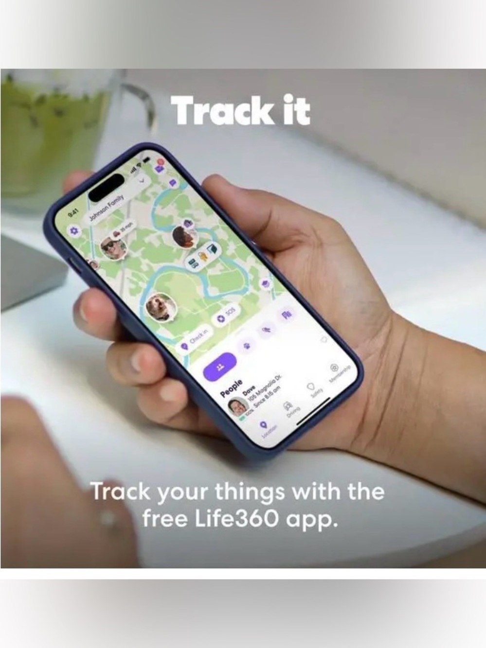 TILE PRO TRACKER: FIND YOUR PHONE, LOST/STOLEN ITEMS, STAY SAFE WITH SOS - NWT - Picture 6 of 8